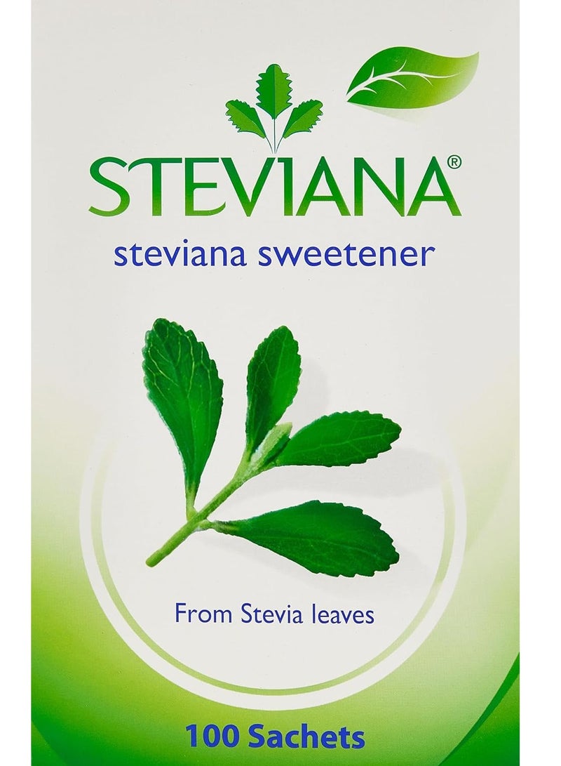 Steviana Sweetener 100 Sachets - Steviana