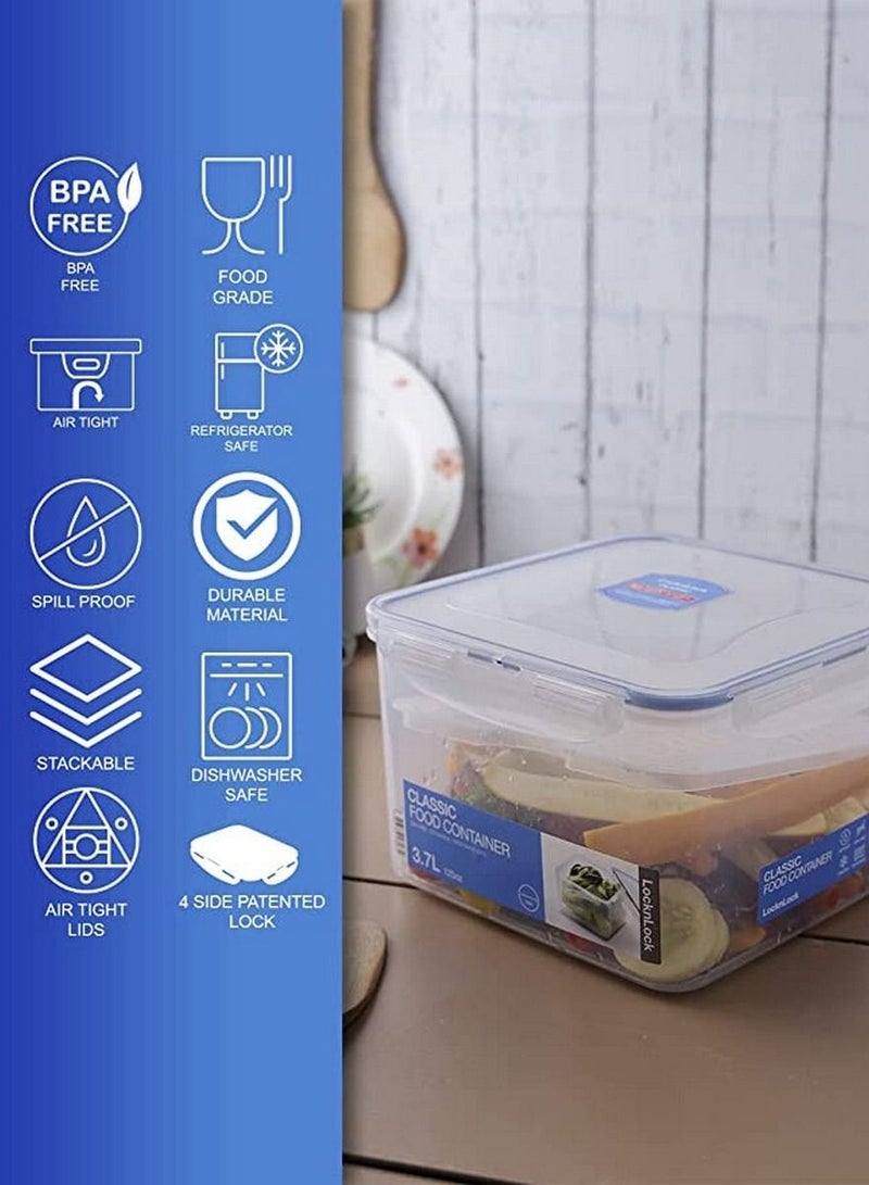 LOCK & LOCK Square Food Container 3.7 L