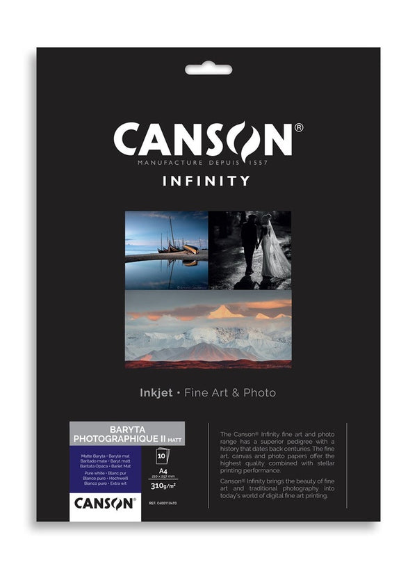 Canson Infinity Baryta Photographique II Matt A4 Paper
