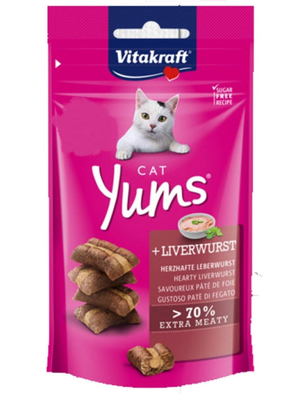 Vitakraft Cat Yums Liver Sausage 40G