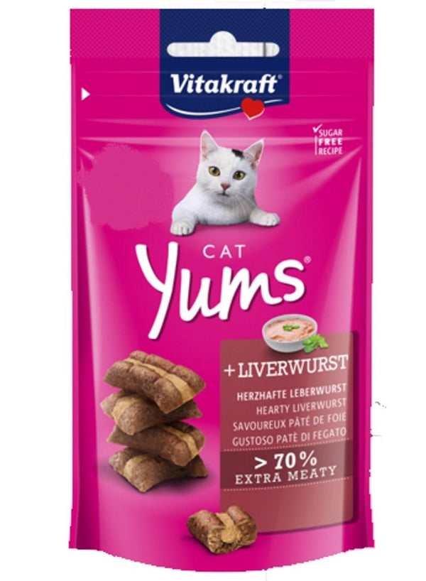 Vitakraft Cat Yums Liver Sausage 40G