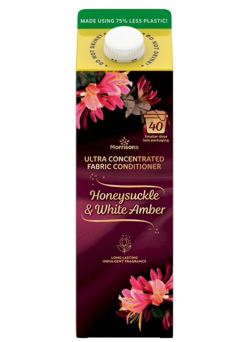 Morrisons Honeysuckle & White Amber Fabric Conditioner