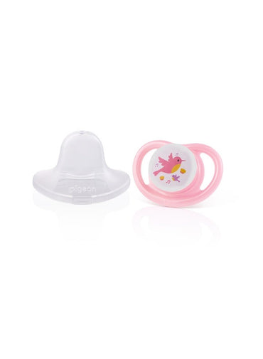 Pigeon Mini Light Bird & Squirrel Pacifier Size S 0+Months 2 Pcs Set