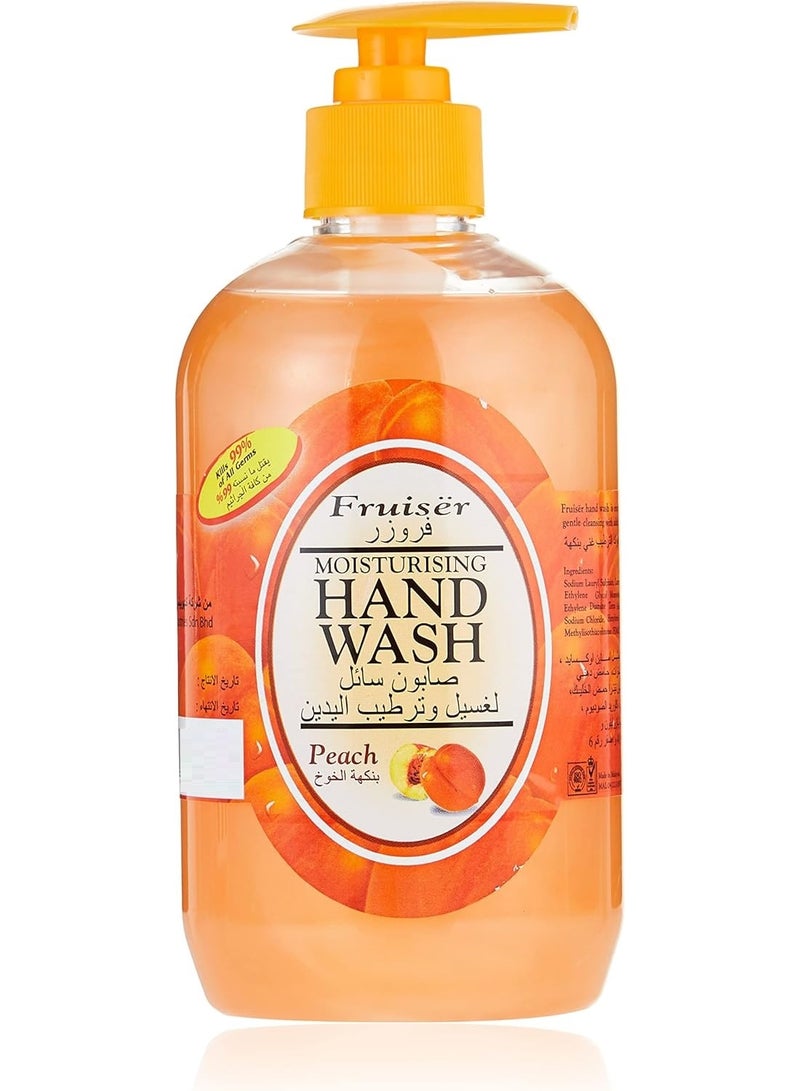 Fruiser Peach Scent Hand Wash 500ml