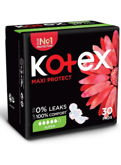 Kotex Maxi Protect Thick Pads Super Size