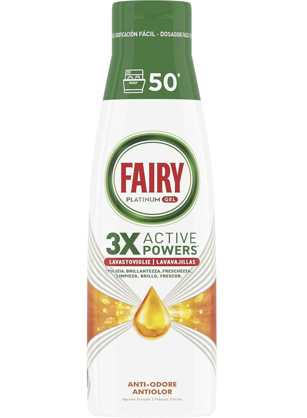Fairy Platinum Anti Odor Dishwashing Gel 900 ML