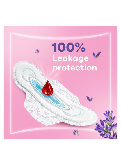 Always Skin Love Pads Lavender Maxi Thick 10 Count