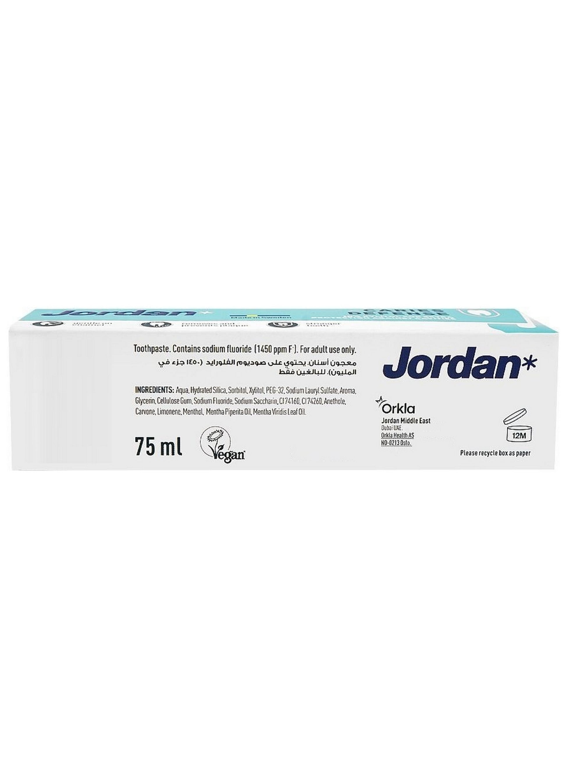 caries defense, caries defense toothpaste, cool dry, defense toothpaste, defense toothpaste vegan, jordan, mild yet, mint flavour, mint key, toothpaste vegan, toothpaste vegan mint, two 75ml, vegan, vegan mint, vegan mint flavour