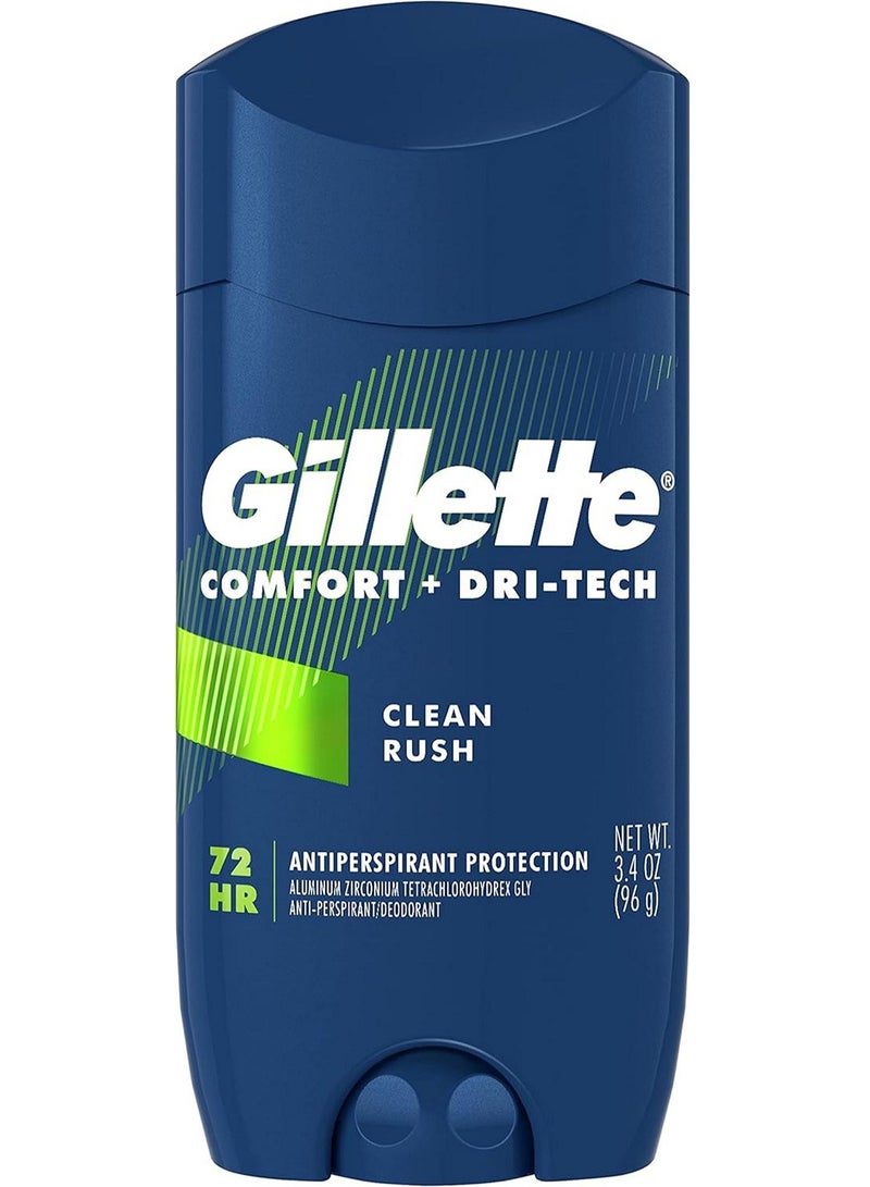 Gillette Comfort + Dri-Tech Deo Clean Rush 96 G