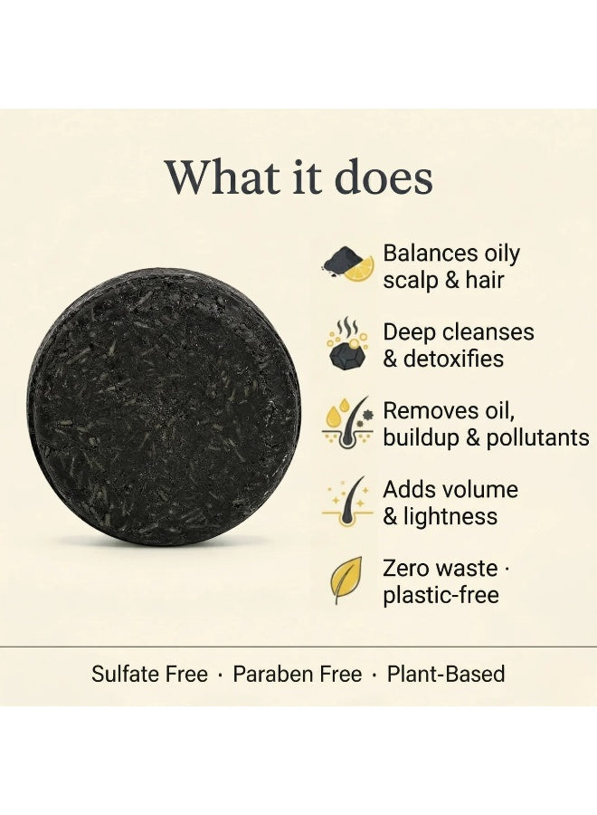 activated charcoal, activated charcoal lime, charcoal lime, charcoal lime shampoo, hair 80g, hair care, lime shampoo, lime shampoo bar, nyrvana, oily scalp, oily scalp hair, plant based, scalp hair, scalp hair 80g, shampoo bar
