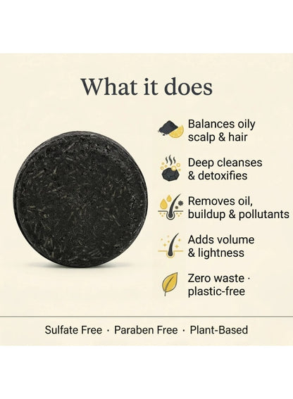 activated charcoal, activated charcoal lime, charcoal lime, charcoal lime shampoo, hair 80g, hair care, lime shampoo, lime shampoo bar, nyrvana, oily scalp, oily scalp hair, plant based, scalp hair, scalp hair 80g, shampoo bar