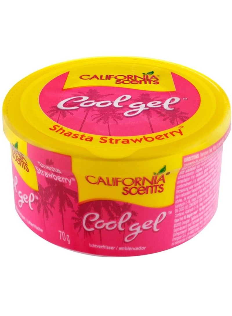 Cool Gel Shasta Strawberry Air Freshener - California Scents