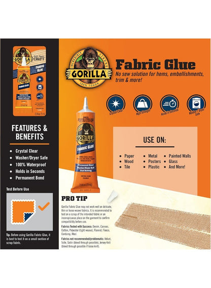 Gorilla Fabric Glue 73 ML