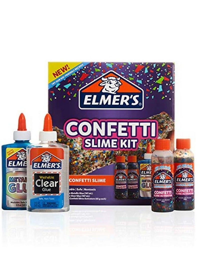 Elmers Confetti Slime Kit - Fun Crafting Activity
