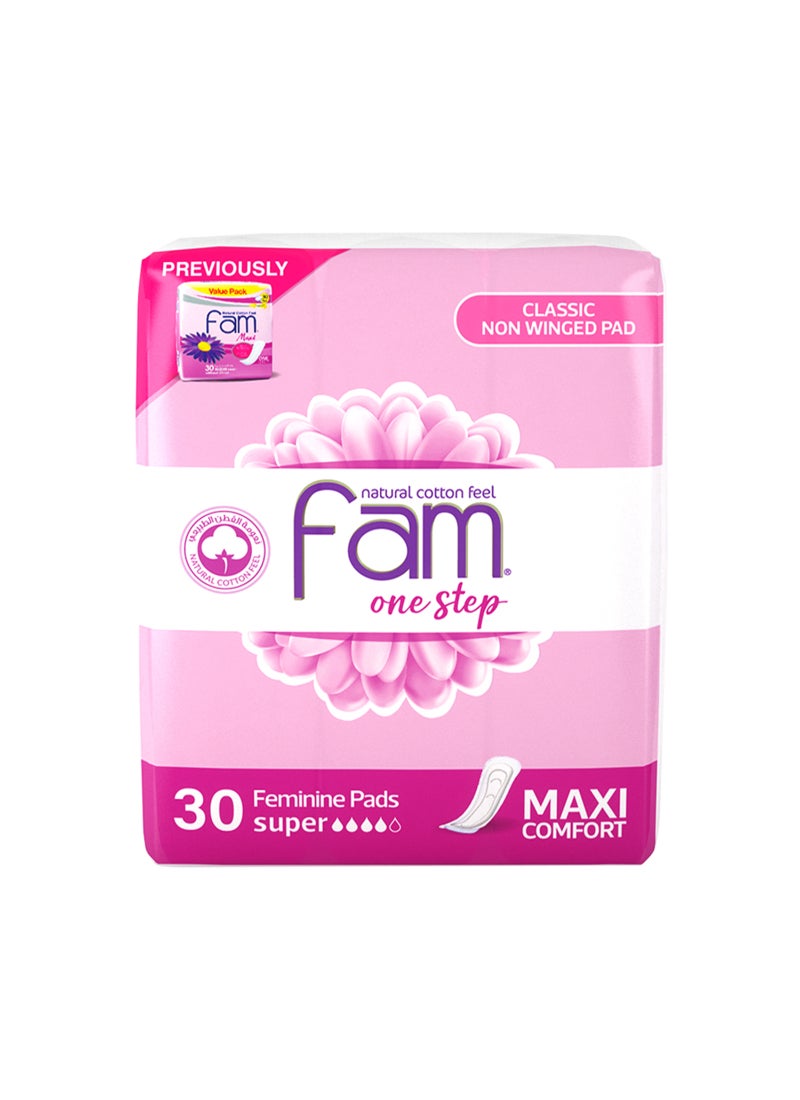 Fam Maxi Sanitary Pad Without Wings - 30 Pads