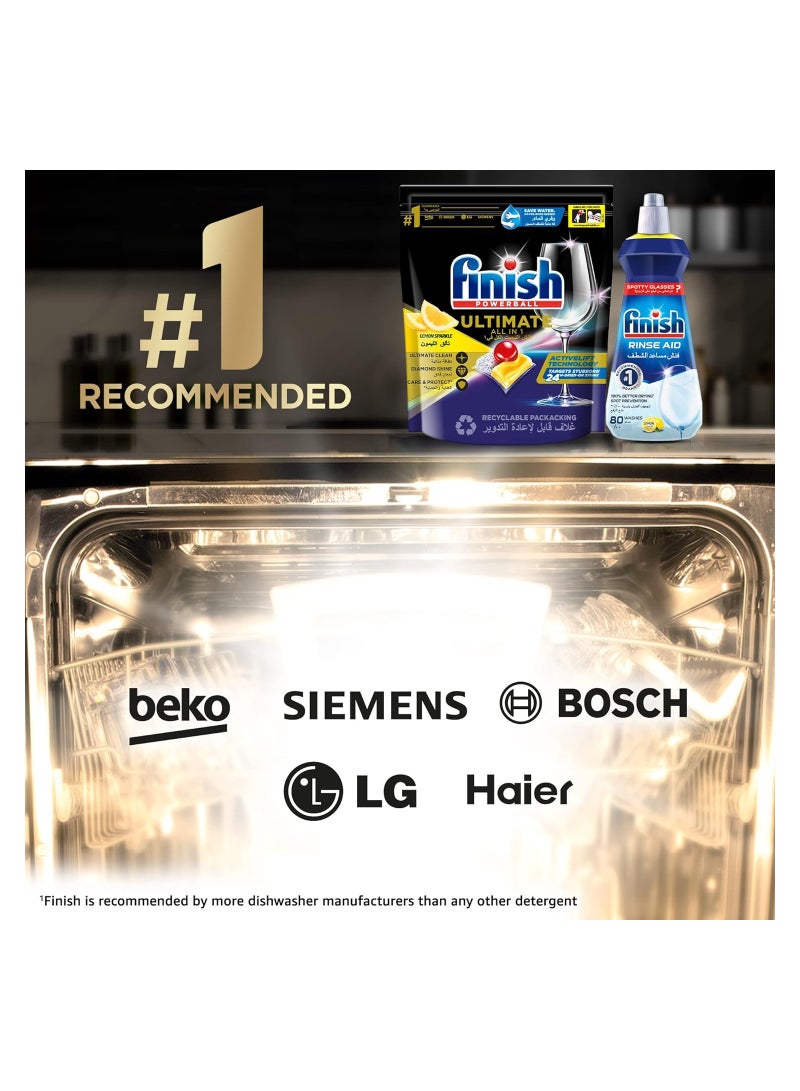 Finish Powerball Ultimate All In 1 Dishwasher Tabs