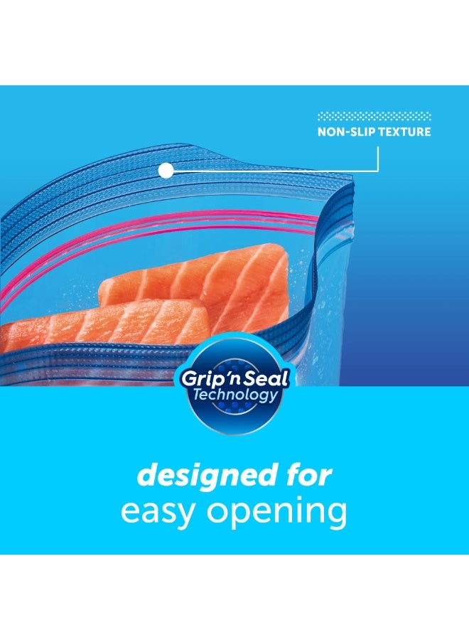 Ziploc Freezer Quart Bags with Grip 'N Seal Technology