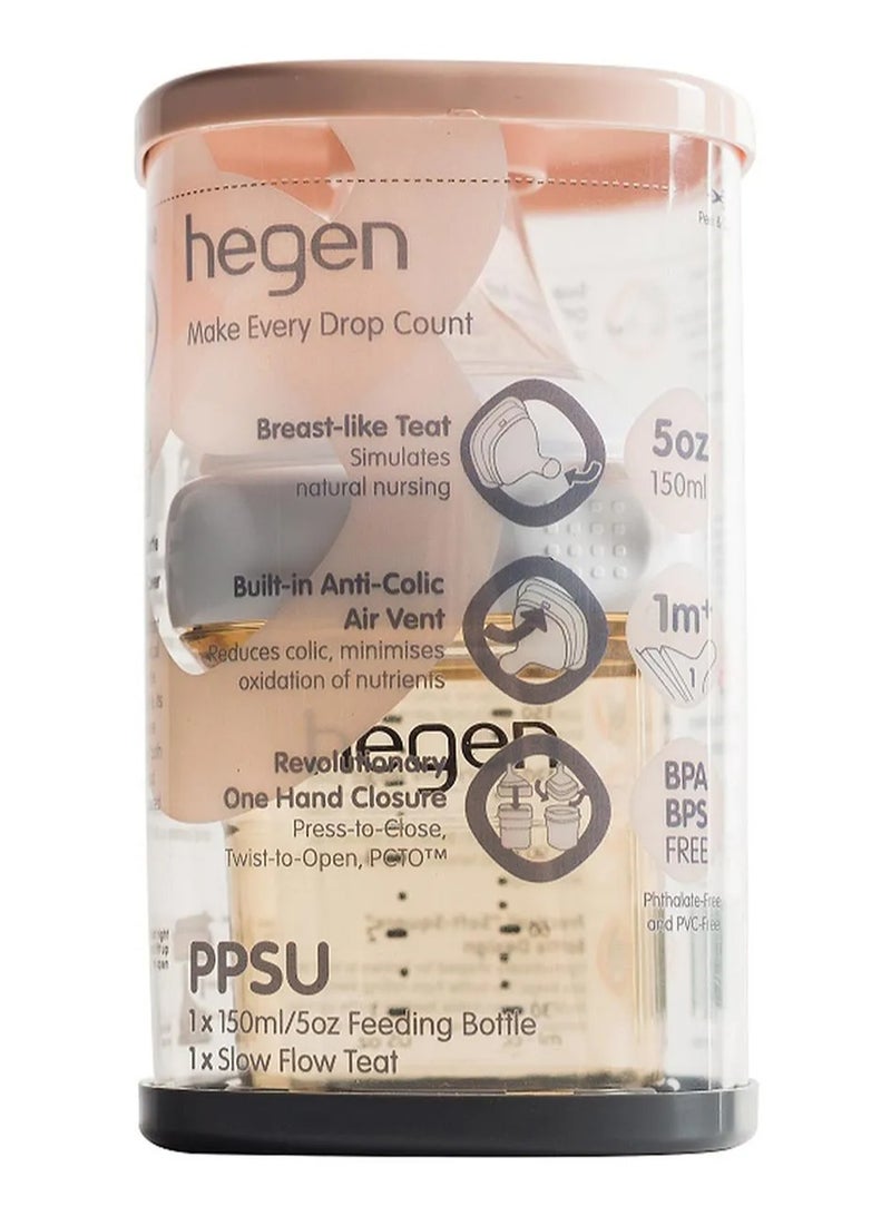Hegen Pcto Feeding Bottle With Slow Flow Teat 150 ML