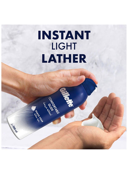 Gillette Comfortable Glide Shaving Foam 200 ML