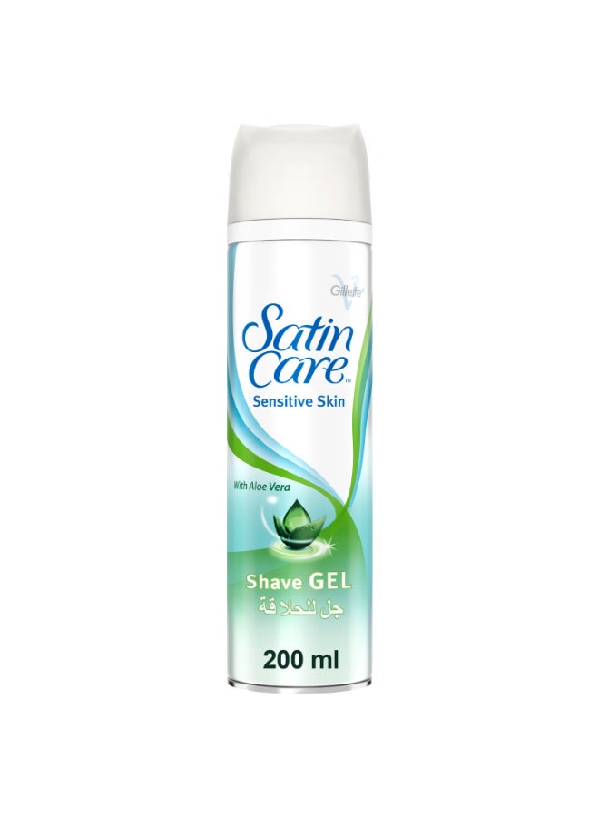 Gillette Satincare Sensitive Skin Gel 200ml