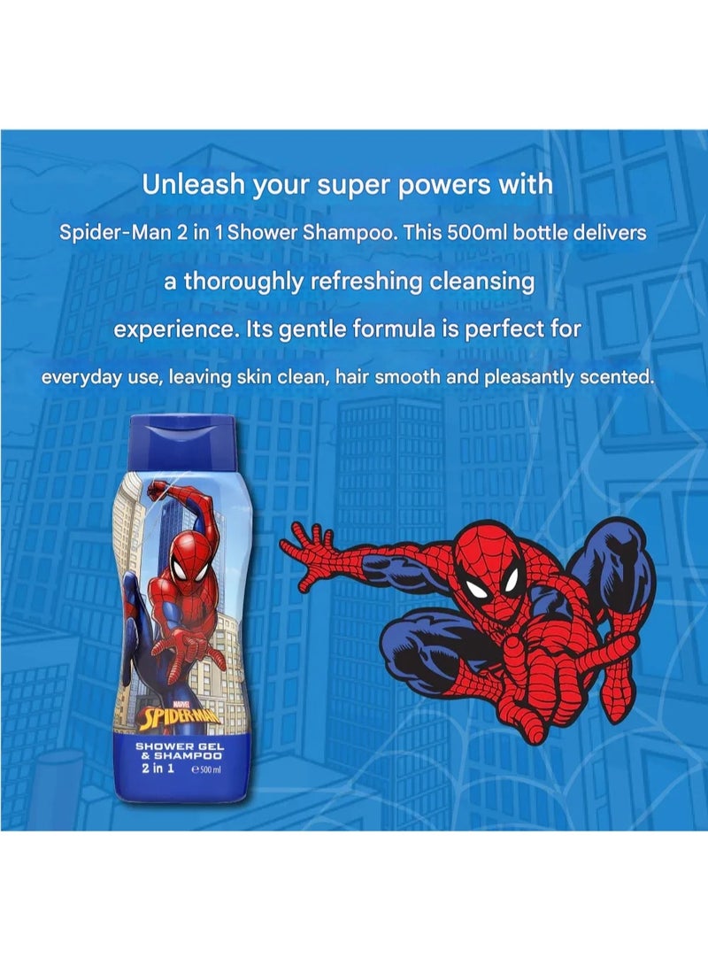 Air Val 2 In 1 Shower Gel & Shampoo Marvel Spiderman