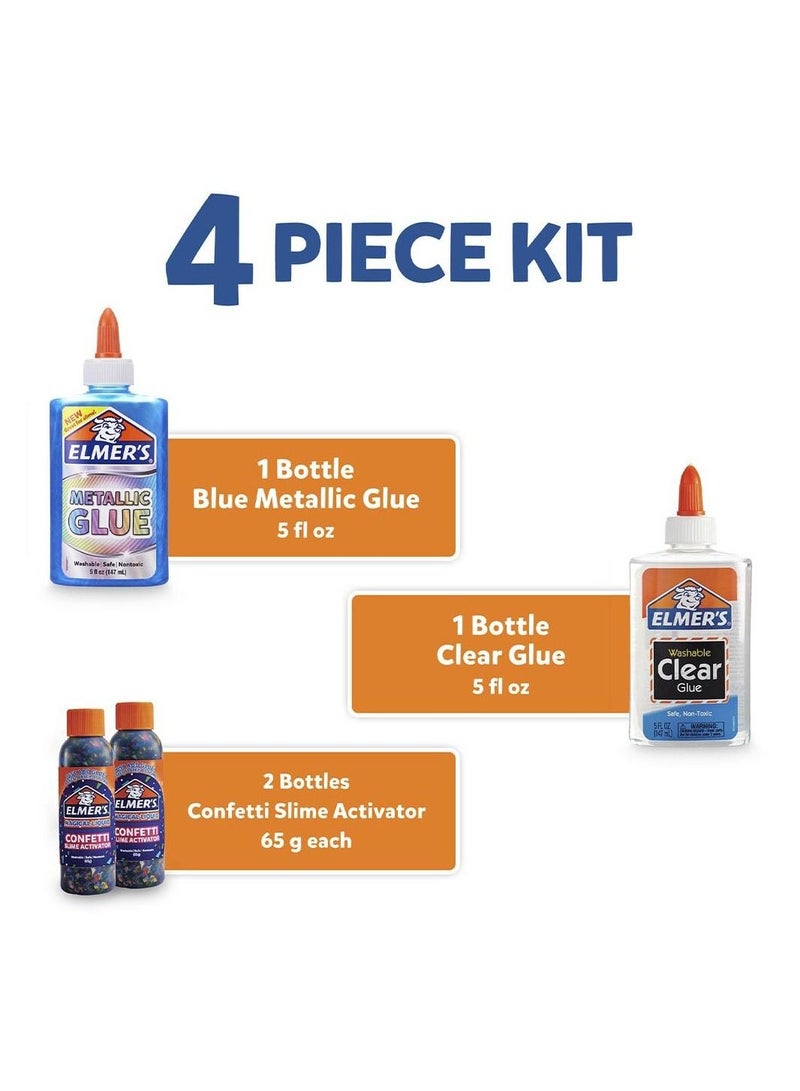 Elmers Confetti Slime Kit - Fun Crafting Activity