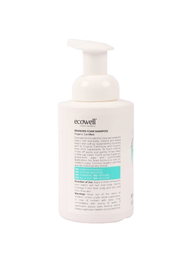 Organic Newborn Foam Shampoo 300 ML ECOWELL