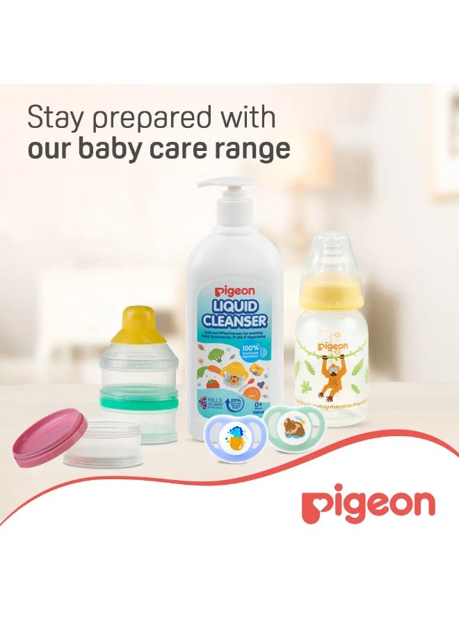 Pigeon Mini Light Dino Egg & Squirrel Pacifier Set