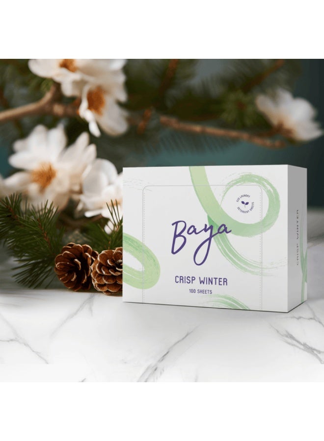 Baya Laundry Detergent Sheets Crisp Winter