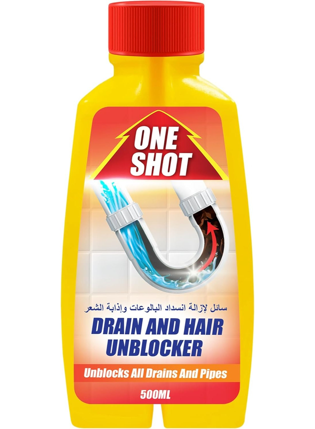 brand one, clear tough, deep within, drain gel, form gel, gel formula, hair grease, hair unblocker, hassle key, one shot, shot drain, slow water, type drain, water flow, works fast