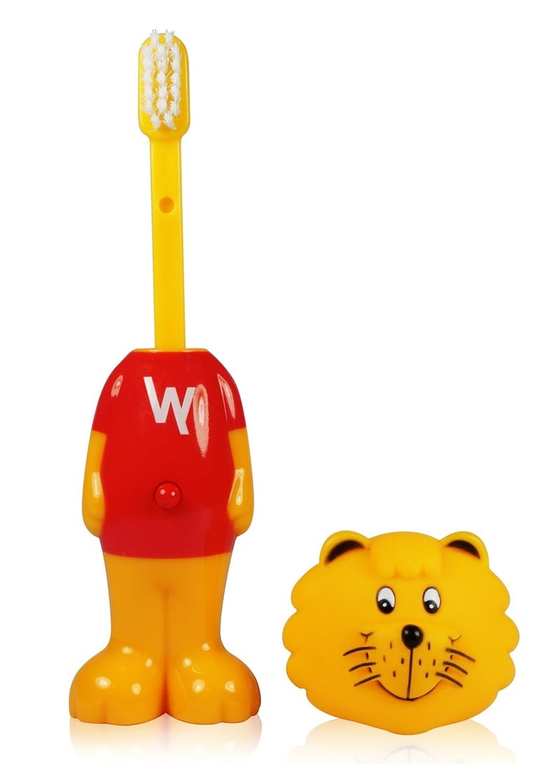 Fun Kids Toothbrush With Cover - Pearlie White