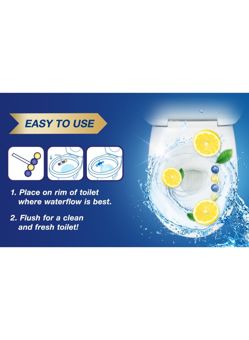 Bloo Power Active Toilet Rim Block Lemon 100g