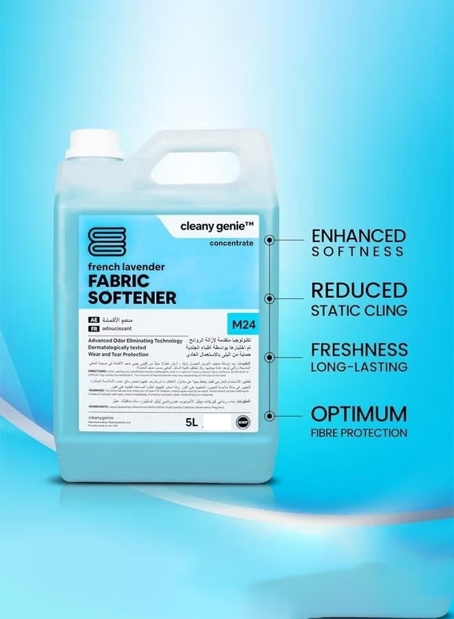 Cleany Genie Fabric Softener 5L French Lavender