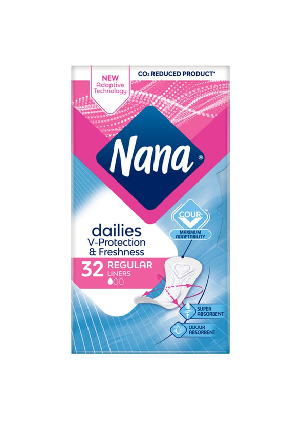 Nana Dailies Fresh Regular Liners White