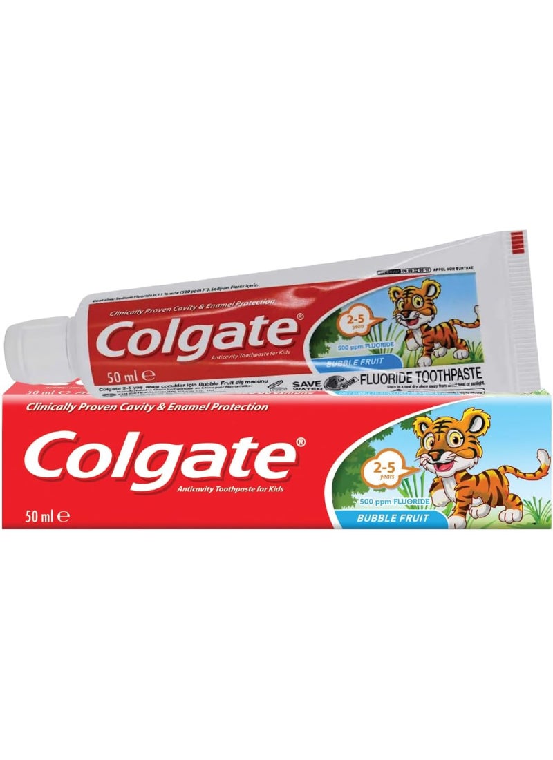 Colgate Kids Bubble Fruit Toothpaste Gel