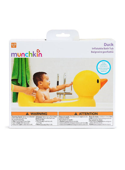Munchkin White Hot Inflatable Duck Tub - Premium Baby Bath