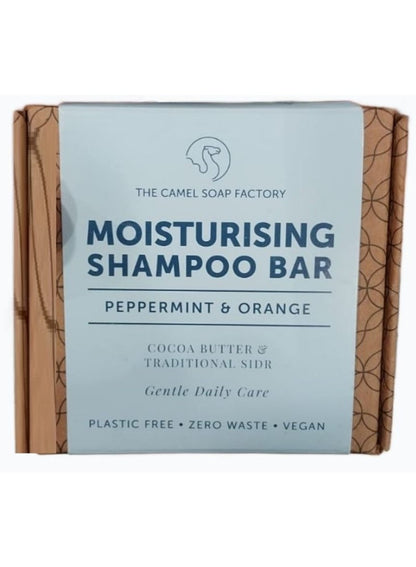 Moisturizing Peppermint & Orange Shampoo Bar | Camel Soap
