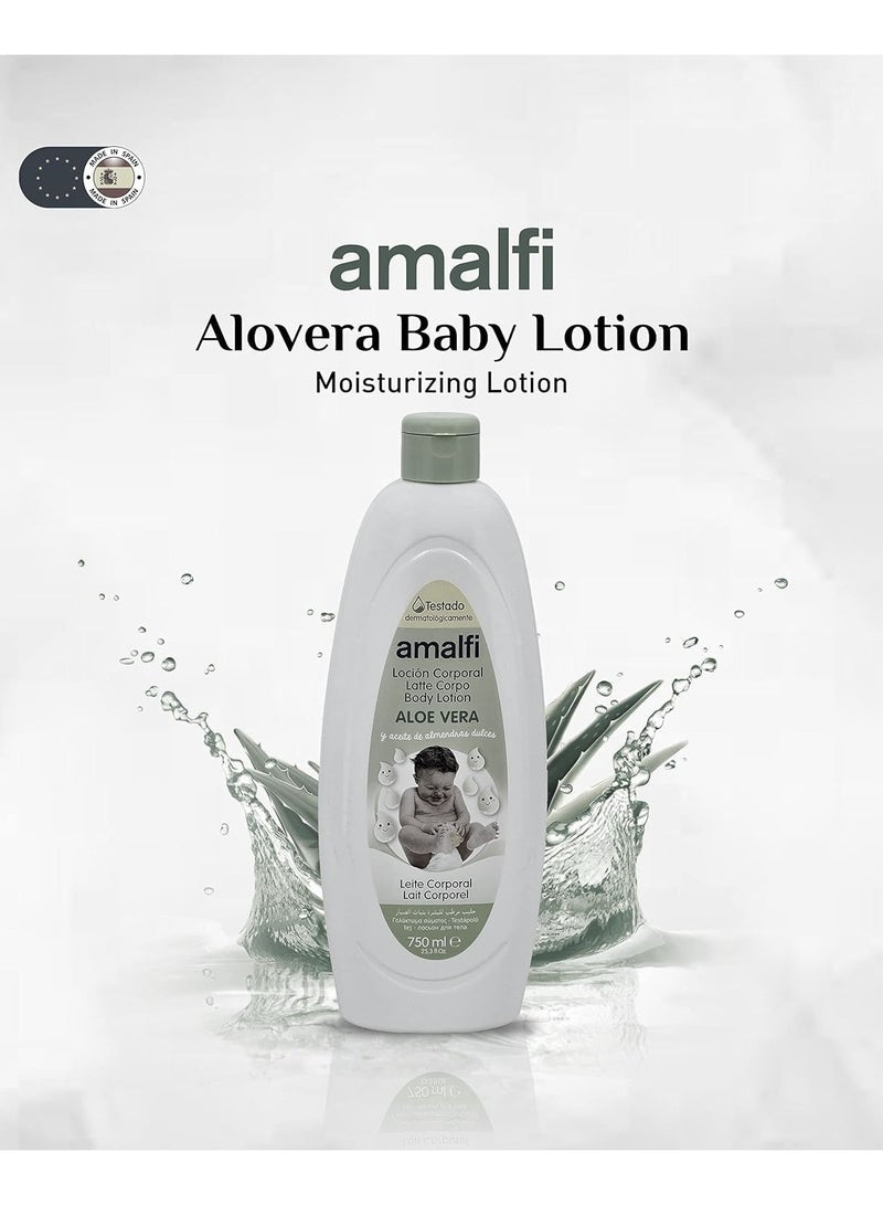 Amalfi Alovera Baby Lotion 750 ML - Premium Baby Care