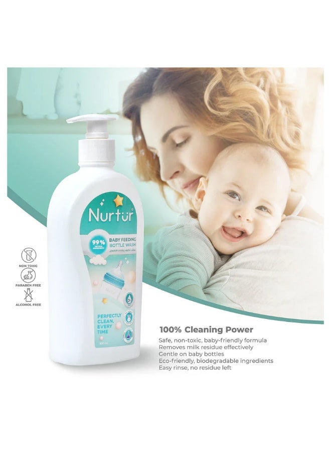 500ml, Baby Bottle Cleaning Liquid, Nurtur