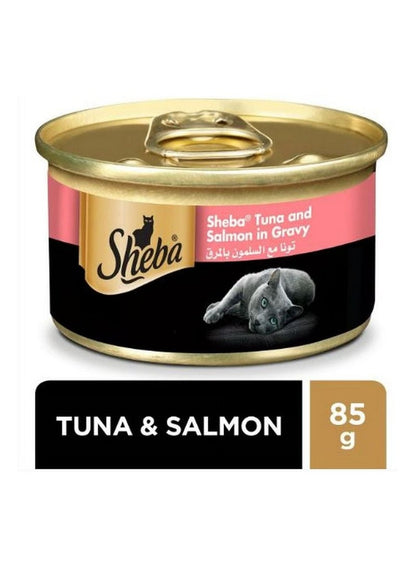 Sheba Tuna and Salmon with Gravy Cat Food