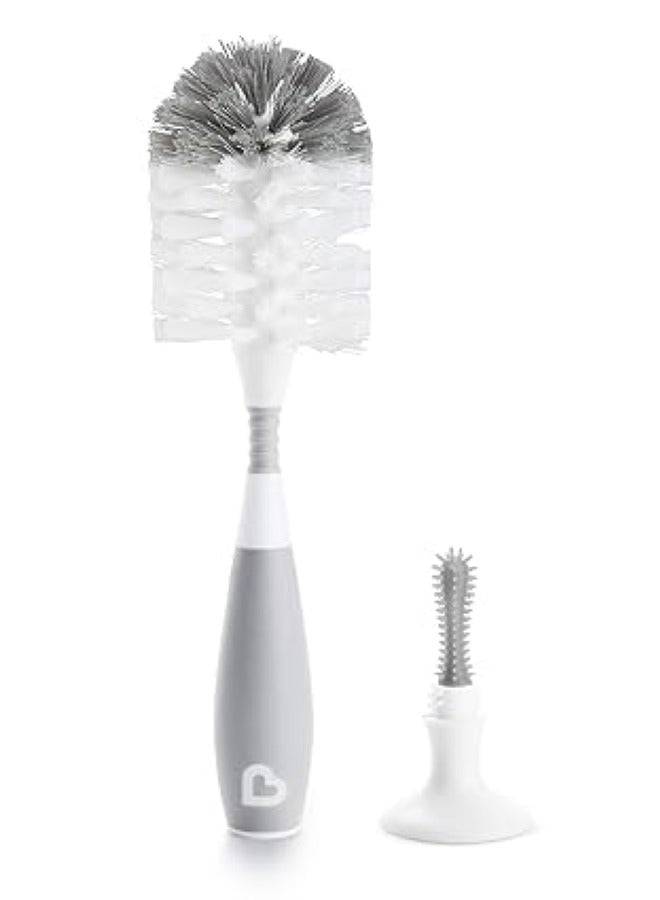 Munchkin Bristle Bottle Brush Grey