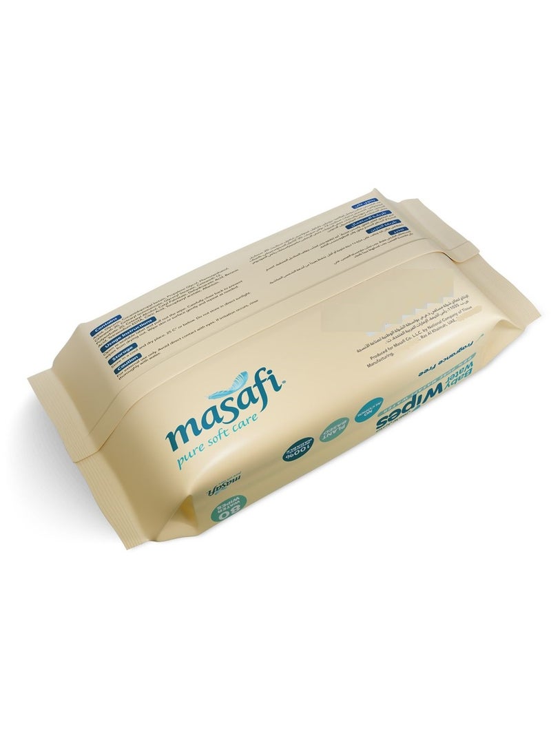 Masafi Pure Water Baby Wipes 80 Sheets