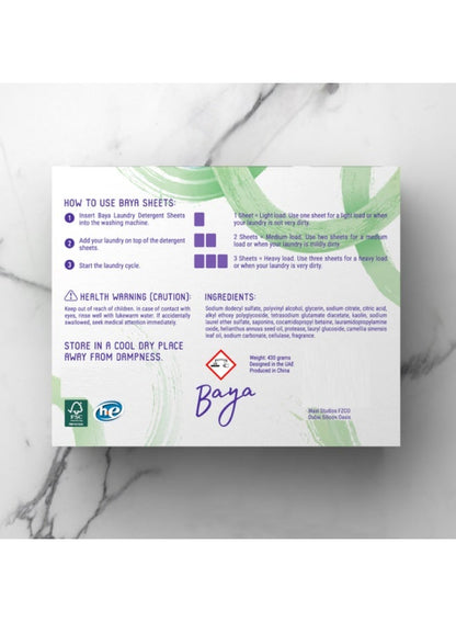 Baya Laundry Detergent Sheets Crisp Winter