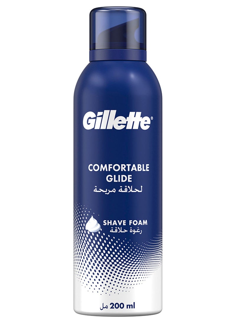 Gillette Comfortable Glide Shaving Foam 200 ML