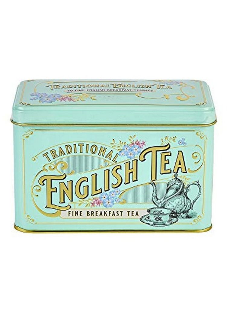 Vintage Victorian Tea Tin - NEW ENGLISH TEAS