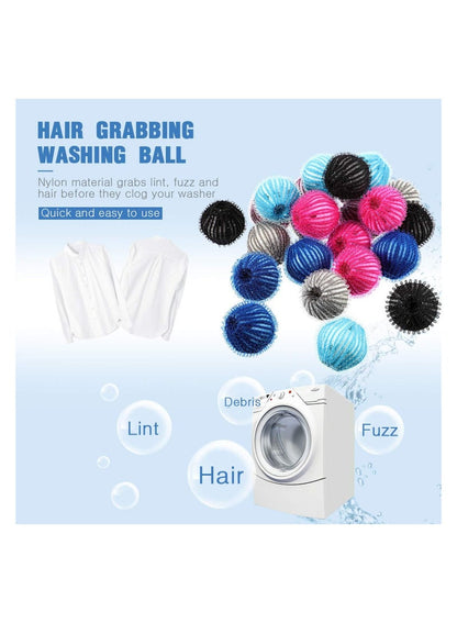 HomePro Hair Grabbing Washing Balls 12 Pack