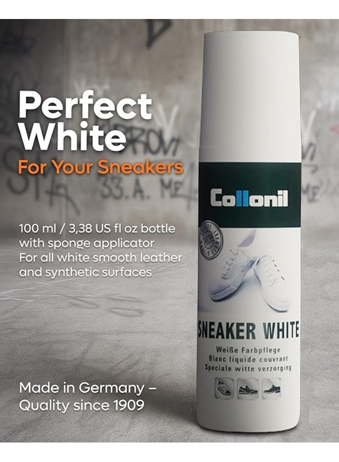 100ml keep, advanced care, brilliant white, brilliant white leather, collonil, cool dry, dry place, leather shoes, sneaker white, sneaker white advanced, wax gum, white advanced, white advanced care, white leather, white leather shoes
