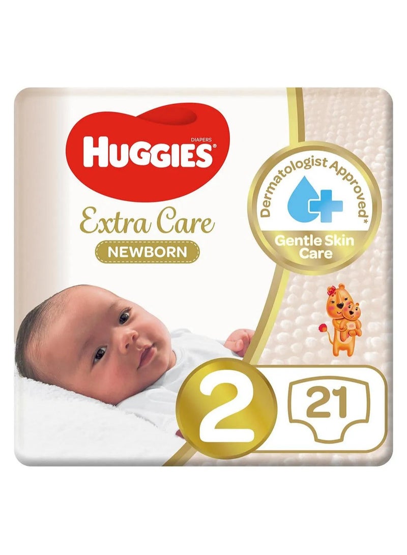 HUGGIES Extra Care Newborn Size 2 Diapers