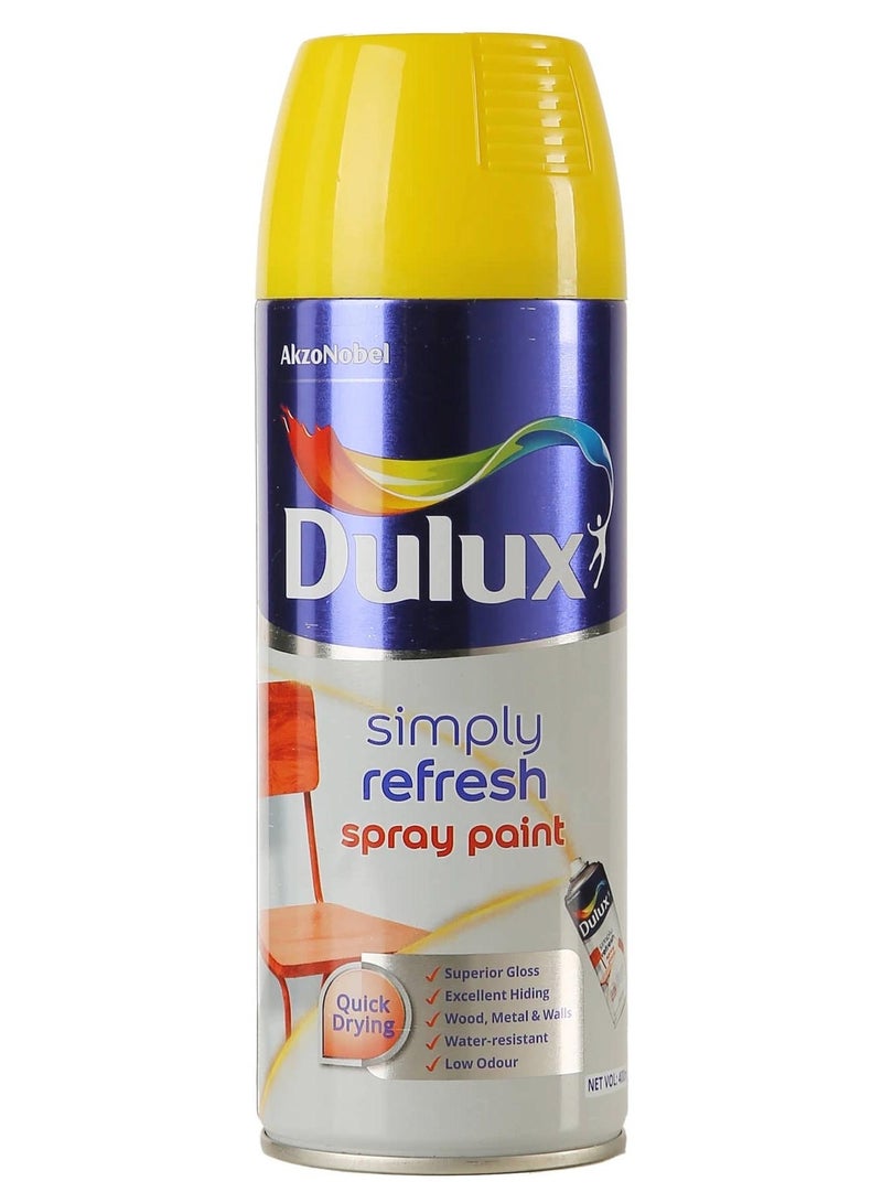 Dulux Simply Refresh Spray Paint Gloss Canary Yellow