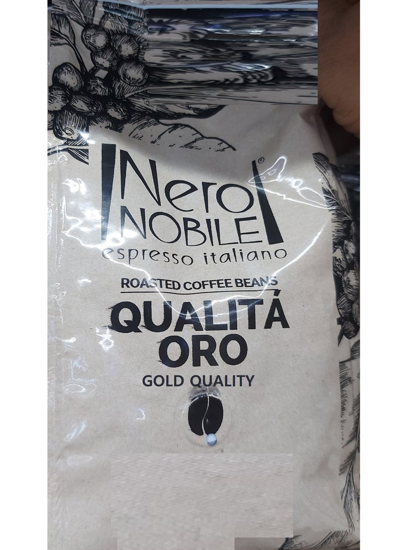 Nero NOBILE Qualità Oro Coffee Beans 250 G